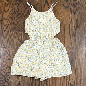 Abercrombie kids floral Romper
